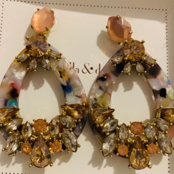 Stella & Dot | Pastel Jeweled Versatile [V] Dew Drop Statement-to-Stud E… - Picture 11 of 12